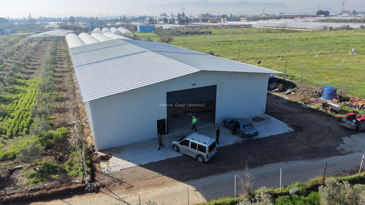 İZMİR MENDERESTE KİRALIK 760M2 KAPALI DEPO İŞYERİ 50KW ELEKTRİK SU