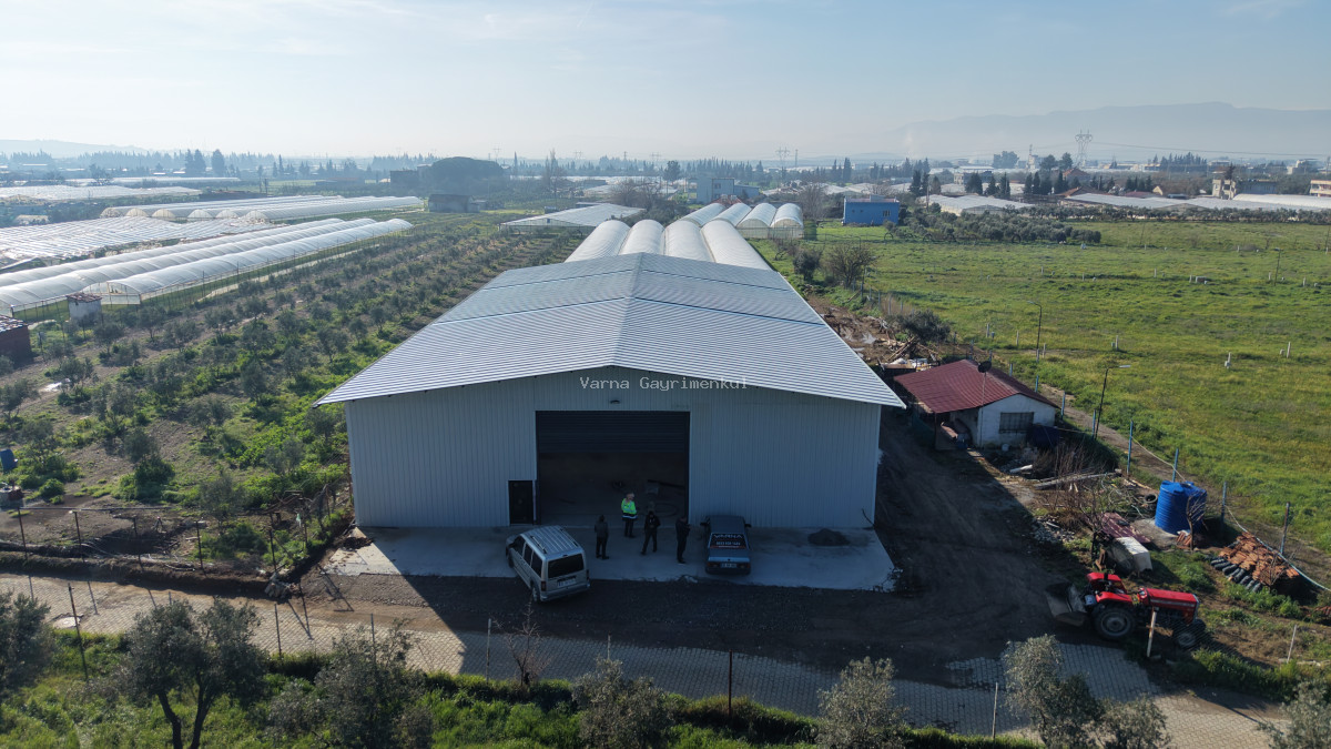 İZMİR MENDERESTE KİRALIK 760M2 KAPALI DEPO İŞYERİ 50KW ELEKTRİK SU - 2