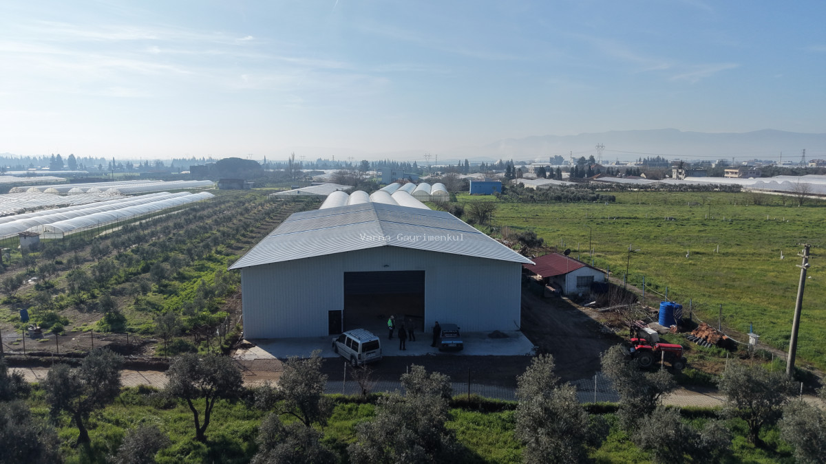 İZMİR MENDERESTE KİRALIK 760M2 KAPALI DEPO İŞYERİ 50KW ELEKTRİK SU - 3