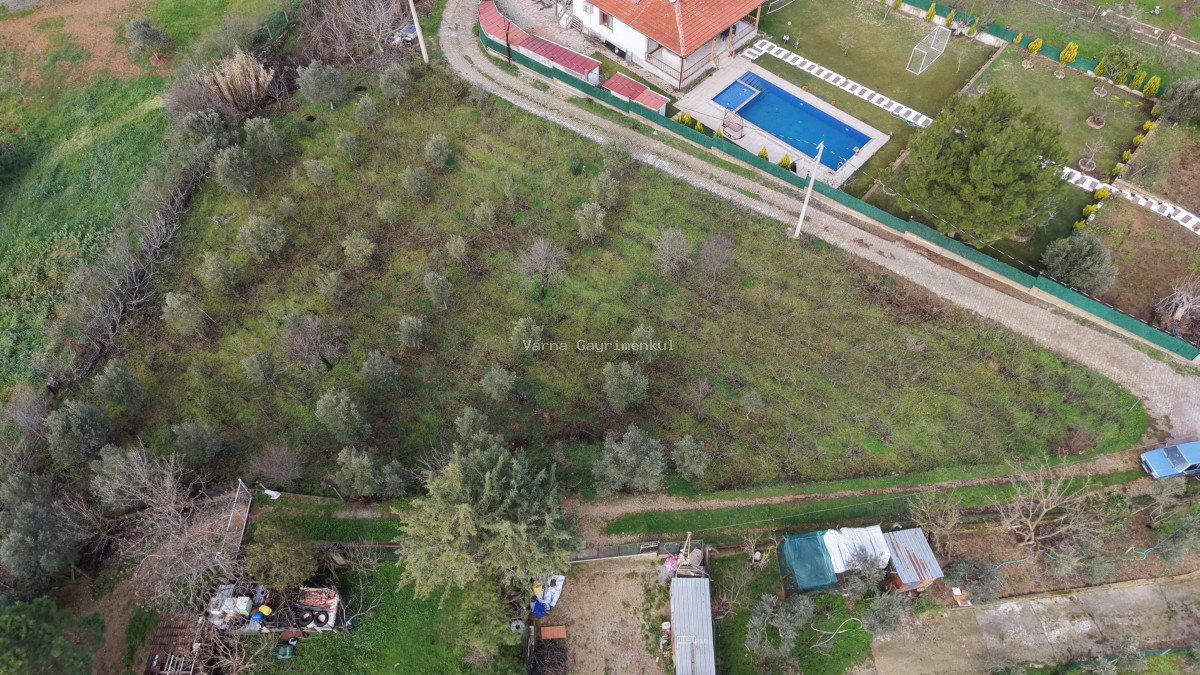 İZMİR YENİKÖY MERKEZDE SATILIK TEKTAPU 1.855 M2 MUHTEŞEM KONUMDA BAHÇE - 4