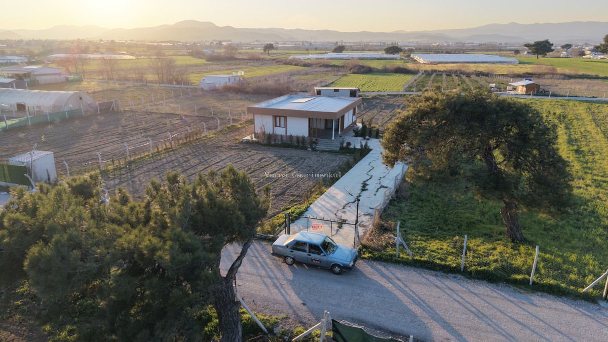 TEKELİDE SATILIK 2.510 M2 ARAZİ İÇİNDE 150 M2 ÇELİK EV İZBANA YAKIN LOKASYONDA - 3