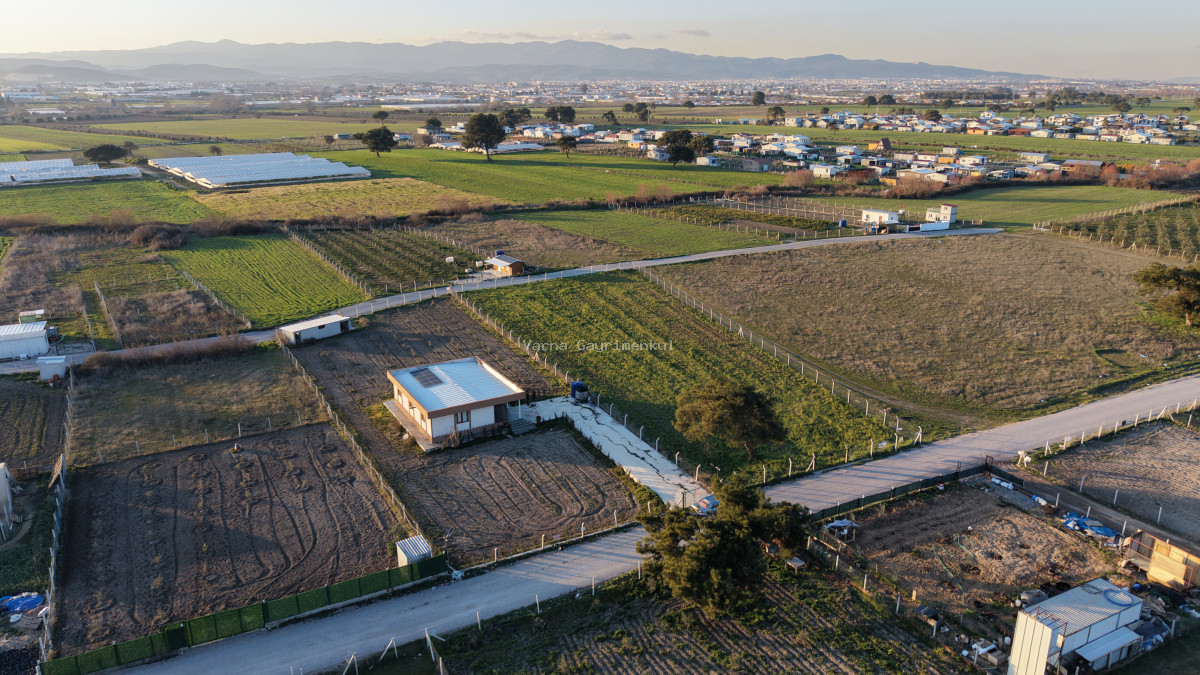TEKELİDE SATILIK 2.510 M2 ARAZİ İÇİNDE 150 M2 ÇELİK EV İZBANA YAKIN LOKASYONDA - 7