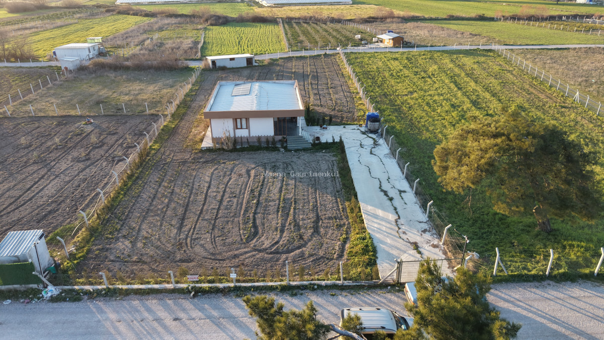 TEKELİDE SATILIK 2.510 M2 ARAZİ İÇİNDE 150 M2 ÇELİK EV İZBANA YAKIN LOKASYONDA - 16