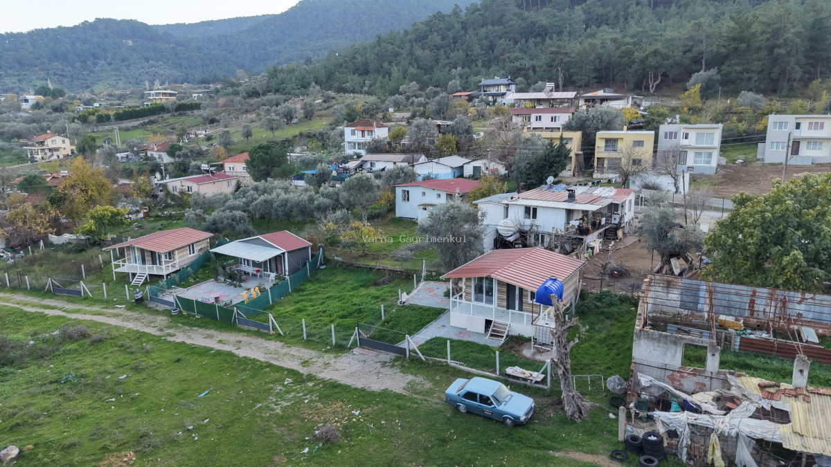 DEĞİRMENDERE KÖY İÇİNDE SATILIK 186 M2 BAHÇE ETRAFI ÇEVRİLİ 65 M2 PREFABRİK EV - 11