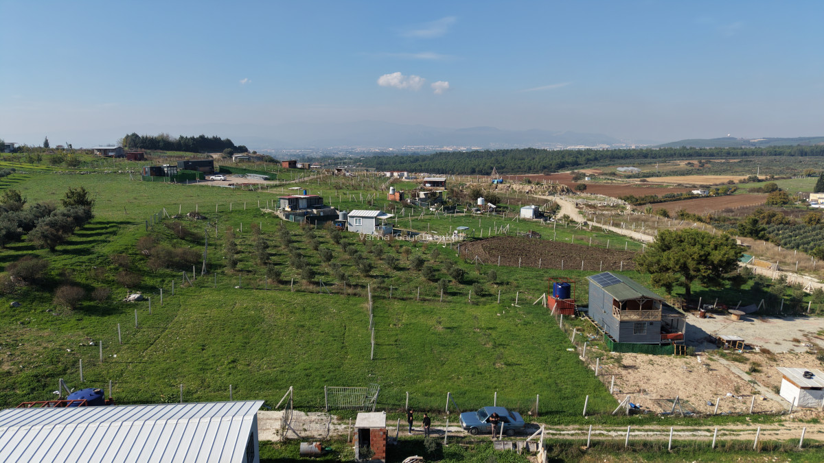 İZMİR OĞLANANASINDA SATILIK 500 M2 TAPULU ETRAFI ÇEVRİLİ MANZARALI HARİKA BAHÇE