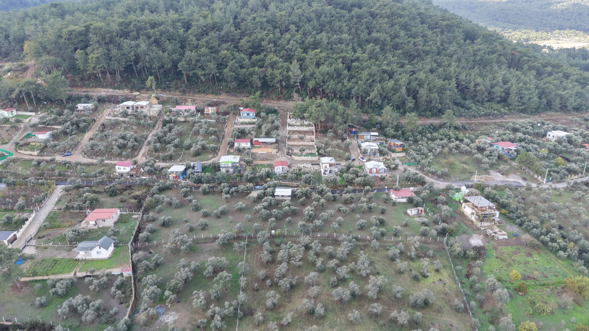 İZMİR ATAKÖYDE SATILIK 4.000 M2 TEKTAPU İÇERİSİNDE 2 EV OLAN ZEYTİNLİK - 9