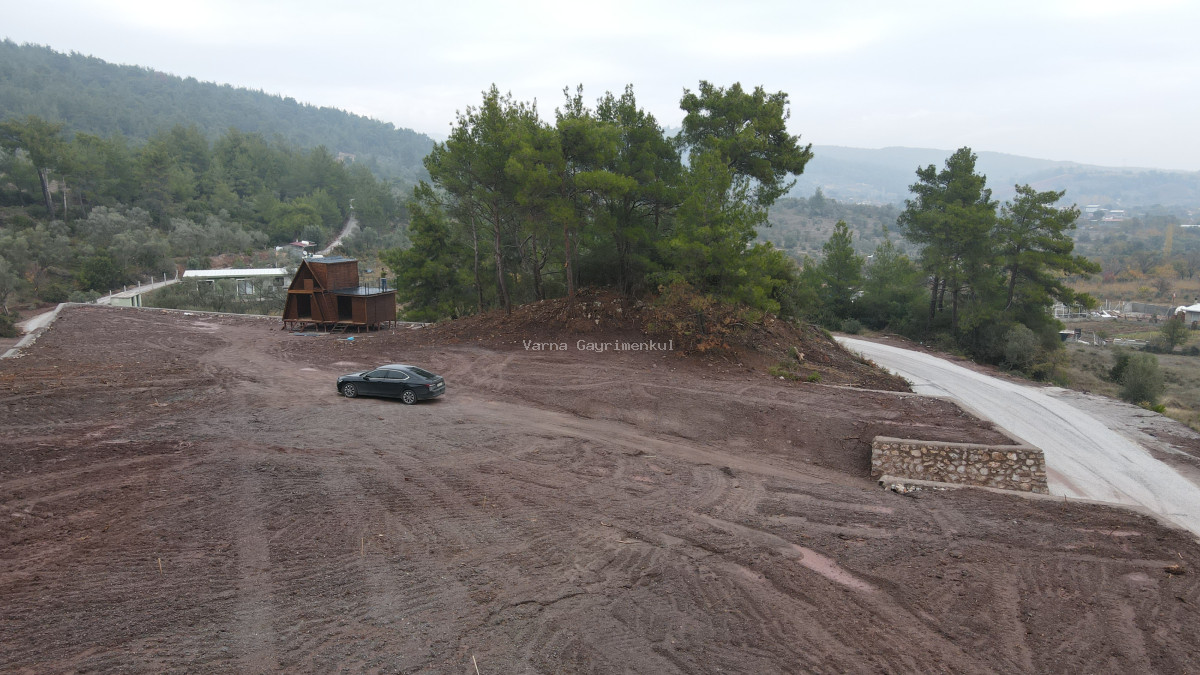 İZMİR ÇATALCADA SATILIK TAPULU 400 M2 KÖYE YAKIN TAŞ DUVARLI MUHTEŞEM BAHÇE - 4