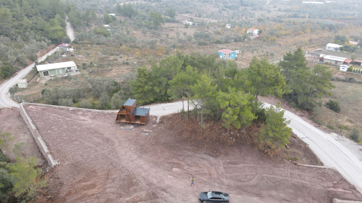 İZMİR ÇATALCADA SATILIK TAPULU 400 M2 KÖYE YAKIN TAŞ DUVARLI MUHTEŞEM BAHÇE - 9