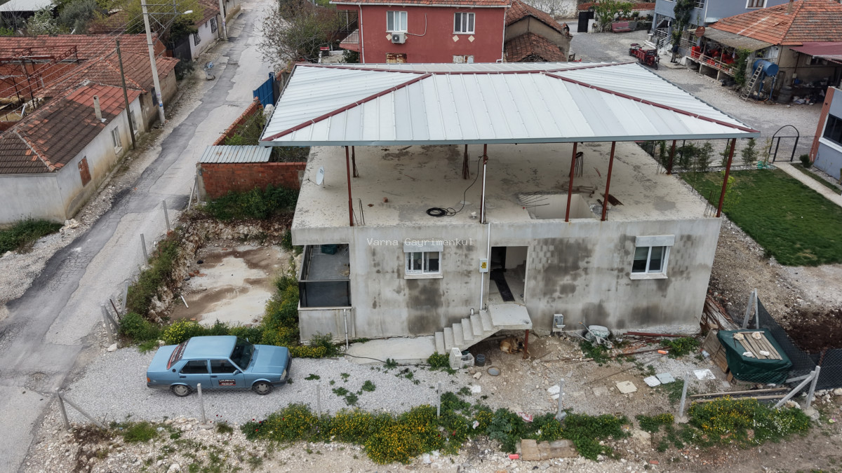 İZMİR TEKELİ MERKEZDE SATILIK 330 M2 ARSA 125 M2 SIFIR ÇATILI EV DOĞALGAZ KAPIDA - 4