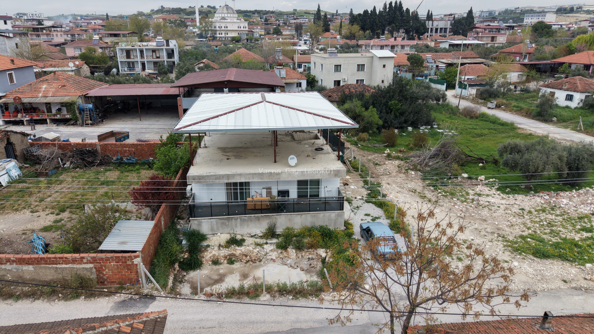 İZMİR TEKELİ MERKEZDE SATILIK 330 M2 ARSA 125 M2 SIFIR ÇATILI EV DOĞALGAZ KAPIDA - 15