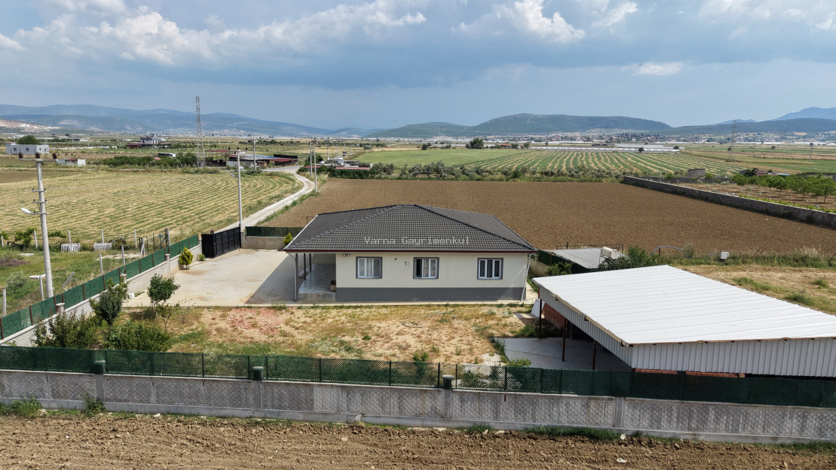 TEKELİ İZBANA YAKIN TEKTAPU 970 M2 BAHÇE İÇİNDE 200 M2 EV ÇEVRİLİ ELEKTRİK SU DEPO - 4