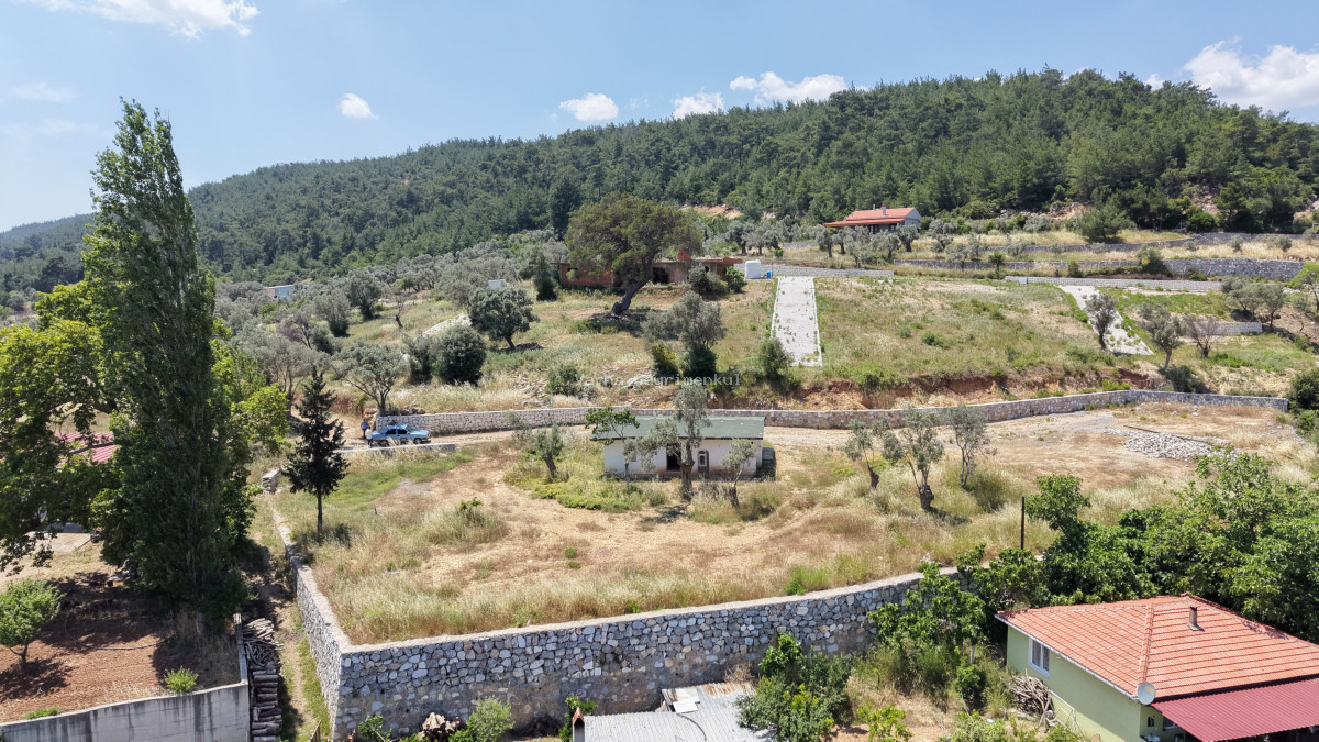 ÇATALCADA SATILIK 624 M2 TAPULU KÖYİÇİ TAŞ DUVAR ÇEVRİLİ 90 M2 NUMARATAJLI EV - 2